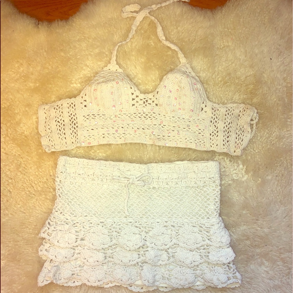 Swim top with cover